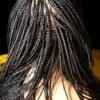 Braided wig: Premium 24" Knotless Braid Wig with Full Lace and Baby Hair - Black