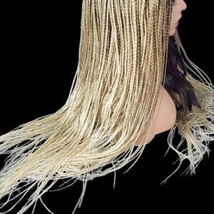 Magic Braids Wig: Premium 24" Knotless Braid Wig with Full Lace and Baby Hair -