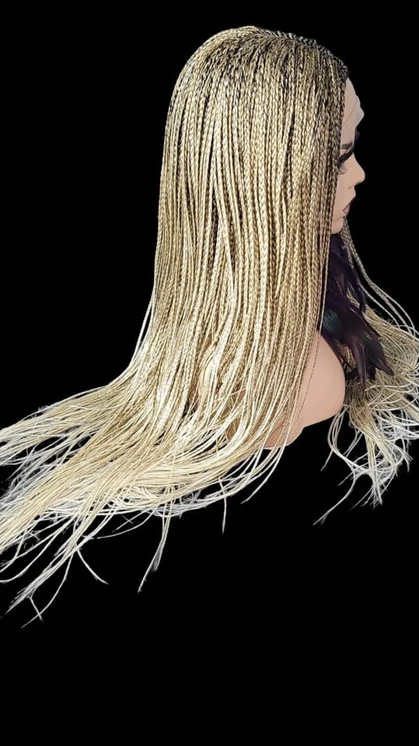 Magic Braids Wig: Premium 24" Knotless Braid Wig with Full Lace and Baby Hair -