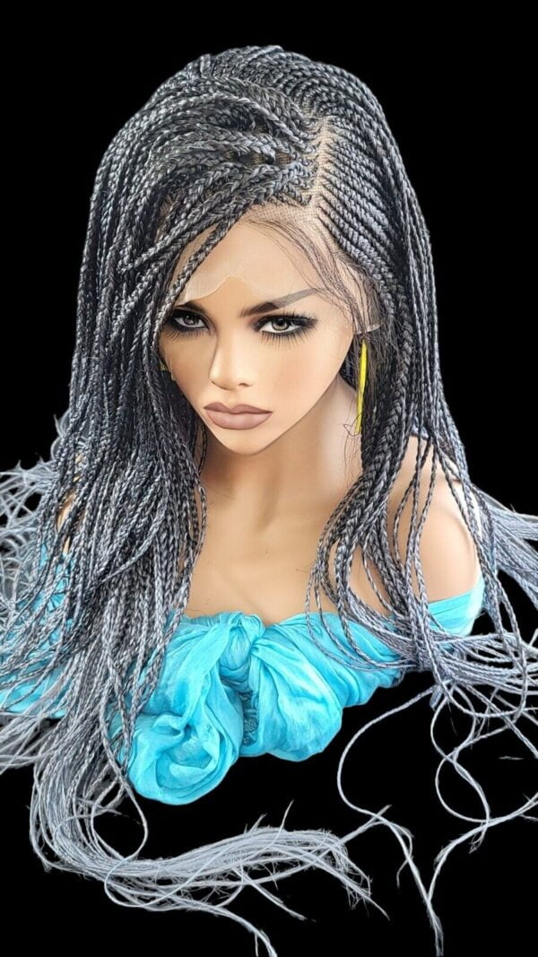 Braided wig 100% handmade, ombre wig, NWT exotic colors absolutely gorgeous