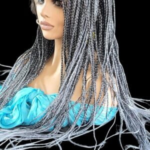 Braided wig 100% handmade, ombre wig, NWT exotic colors absolutely gorgeous