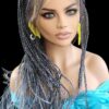Braided wig 100% handmade, ombre wig, NWT exotic colors absolutely gorgeous