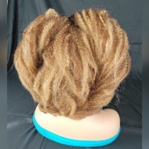 Gorgeous Braided lace wig, short wig ombre wigs, afro wig, 100% handmade NWT