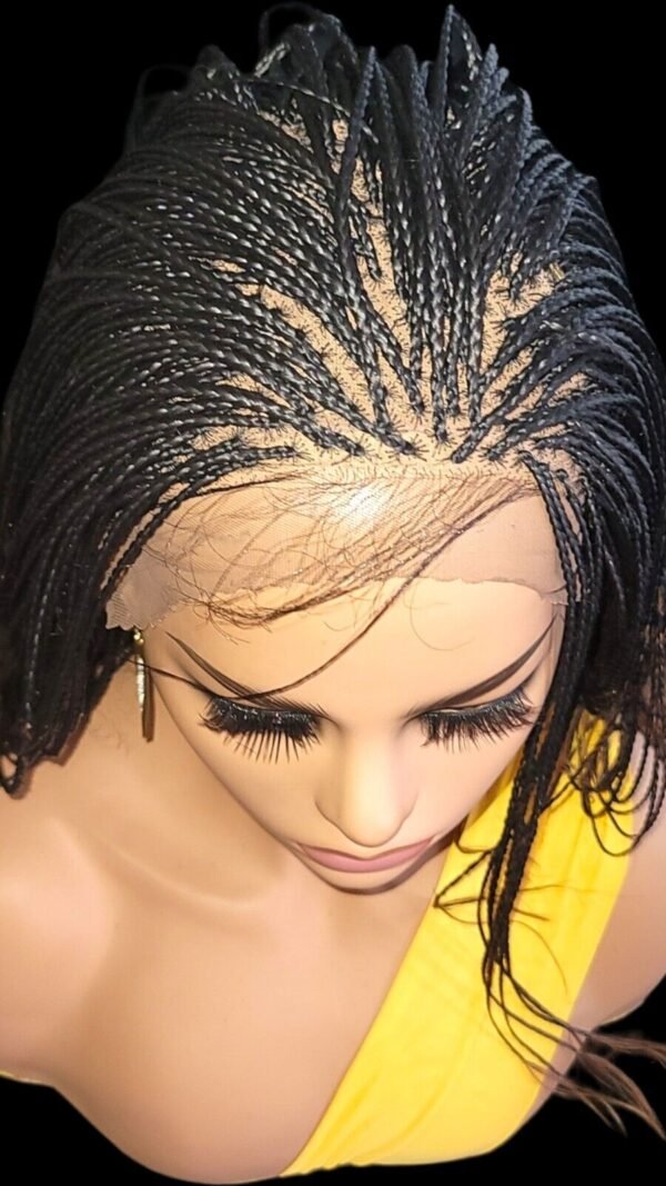 Braided wigs, 100% handmade, long Micro Millions braids gorgeous, ALINA, NWT