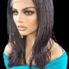 Handmade Braided Lace Wigs, Bob cut, short Micro millions braids. Red Wine, NWT