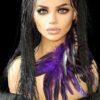 Braided Lace Wig, Micro Millions Braids, Handcrafted, Lightweight. Long, NWT