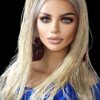 Premium Hand-Braided wig color #613 Blonde micro million braids- long wig - NWT