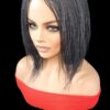 Handmade Braided Lace Wigs, Bob cut, short Micro millions braids. NWT Jet Black