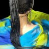 Braided wig 100% handmade, black Wig NWT Ghana Weave absolutely gorgeous. Long