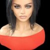 Handmade Braided Lace Wigs, Bob cut, short Micro millions braids. NWT Jet Black