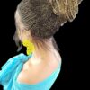 100% Handmade Shuku Style Jumbo Box Braided Lace Wig - Ombre Black, 28" Long NWT