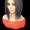 Handmade Braided Lace Wigs, Bob cut, short Micro millions braids. NWT Jet Black