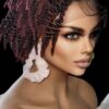 Handmade Braided Wigs Micro Braids, Short Kinky Twists, NWT, Ombre