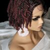 Handmade Braided Wigs Micro Braids, Short Kinky Twists, NWT, Ombre