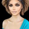 braided wigs, 100% handmade, short Wig afro style, gorgeous, vibrant colors NWT