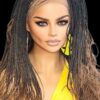 Braided wigs, 100% handmade, long Micro Millions braids gorgeous, ALINA, NWT