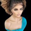 braided wigs, 100% handmade, short Wig afro style, gorgeous, vibrant colors NWT