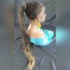 Handmade Braided Wig with Updo and Ponytail - NWT Color 2/27 Ombre long Wig