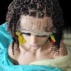 Braided Lace Wig, Handmade Passion Twist, Bohemian Twist. Short 12" NWT