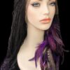 Braided Wig "ALINA", Stunning Long Braids, New with Tags, Ombre Purple Full Lace