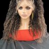 Braided Lace Wigs for Working Women -Versatile, Lightweight, Bohemian NWT Ombre