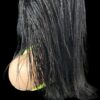 Braided Wigs Micro Braids Full Lace Wig Jet Black Handcrafted, Lightweight