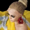 100% handmade, Braided wigs blond Wig NWT Ghana Weave absolutely gorgeous.