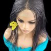 Handmade Braided Lace Wigs, Bob cut, short Micro millions braids. NWT Color 99j