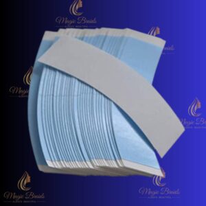 36pcs Blue Double Sided Waterproof Lace Wigs Adhesive Tape Strips