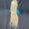 Blonde Braided Lace Wig – 100% Handmade | Very Long Micro Millions Natural Hair